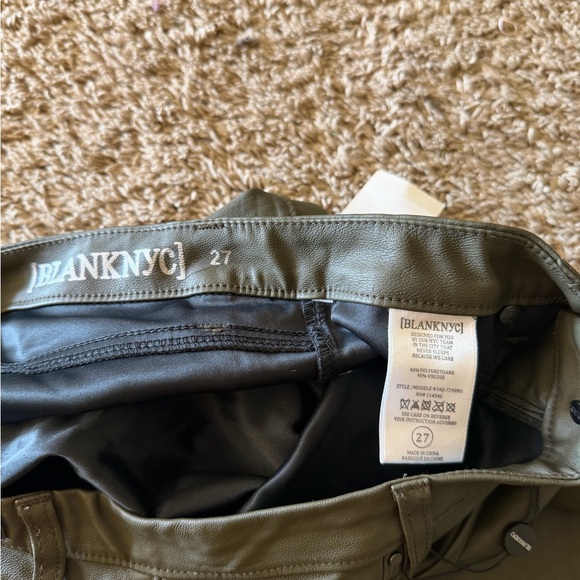 Nordstrom Women’s leather jeans 👖 - Picture 7 of 8